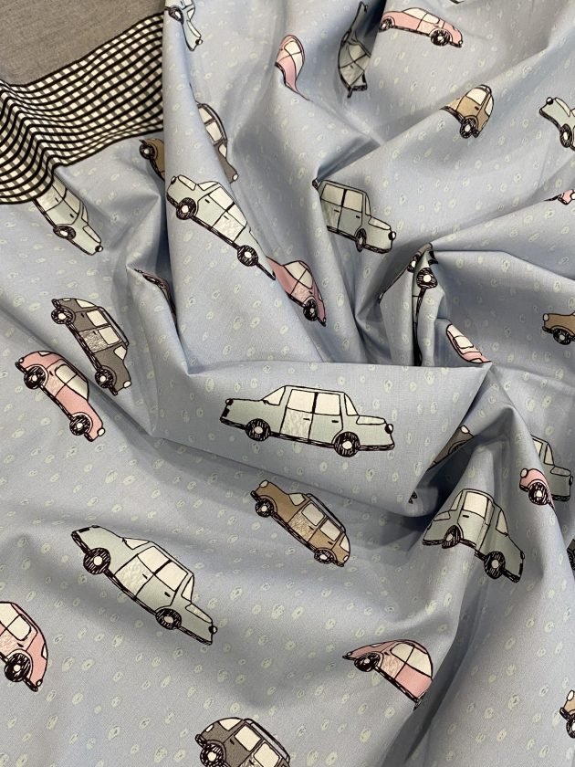 Cotton Bedsheets for Kids | Blue Car - Image 4