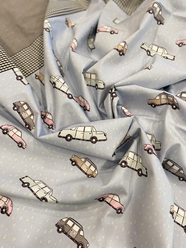 Cotton Bedsheets for Kids | Blue Car - Image 3