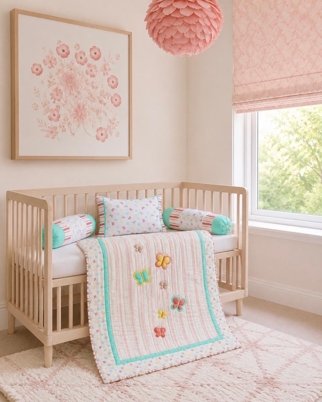 Baby Bedding Set | 3D Butterfly - Image 3