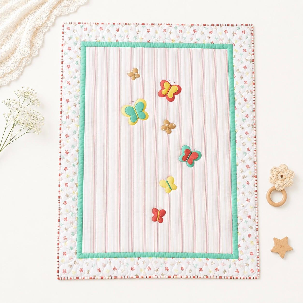 Baby Bedding Set | 3D Butterfly - Image 2