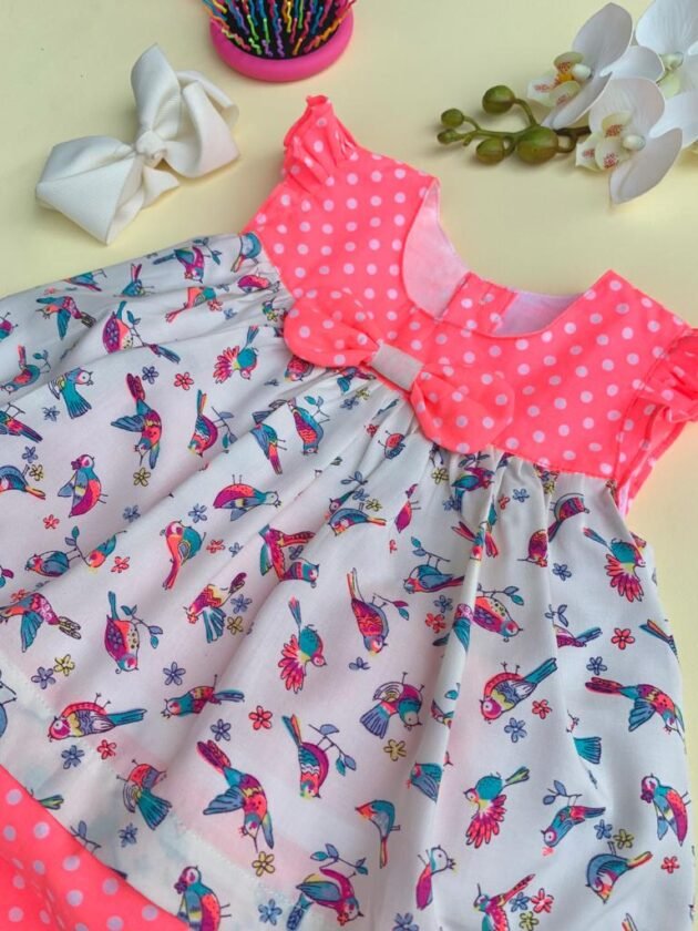Cotton Frock | Birds