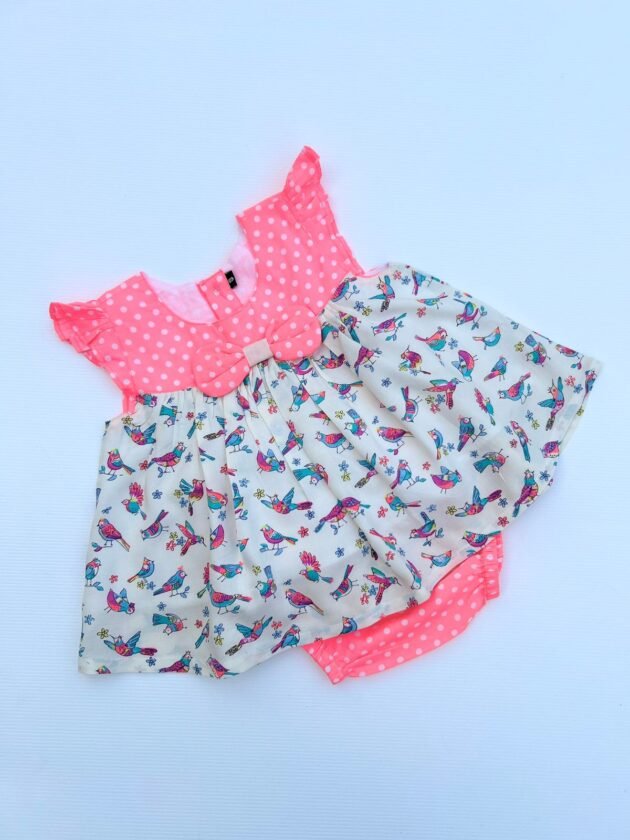 Cotton Frock | Birds - Image 2