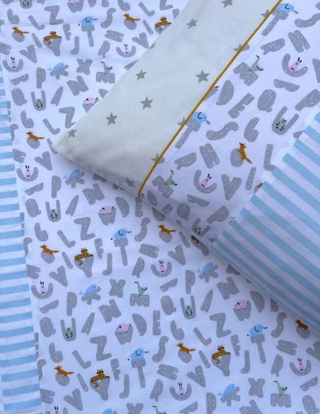 Cotton Bedsheets for Kids | A B C Collection  - Image 3