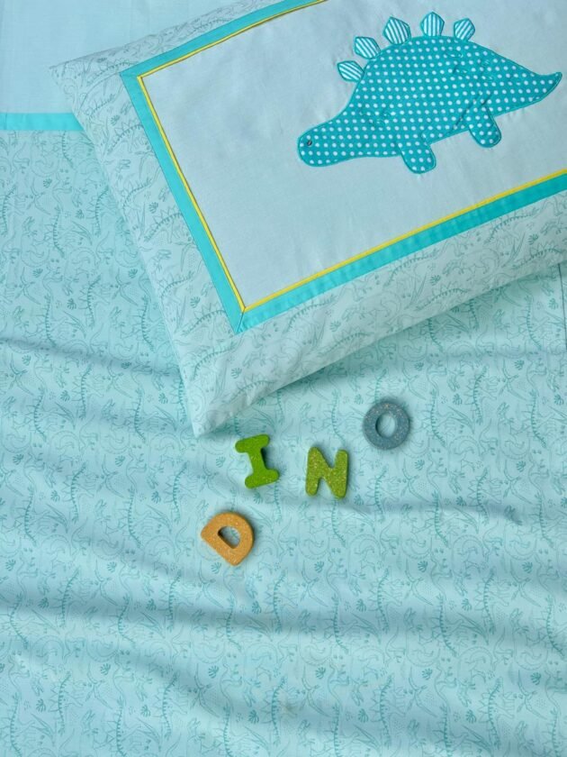 Cotton Bedsheets for Kids | Dino