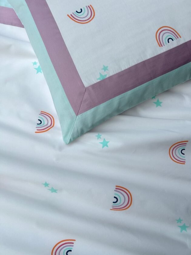Cotton Bedsheets for Kids | Rainbow  - Image 4