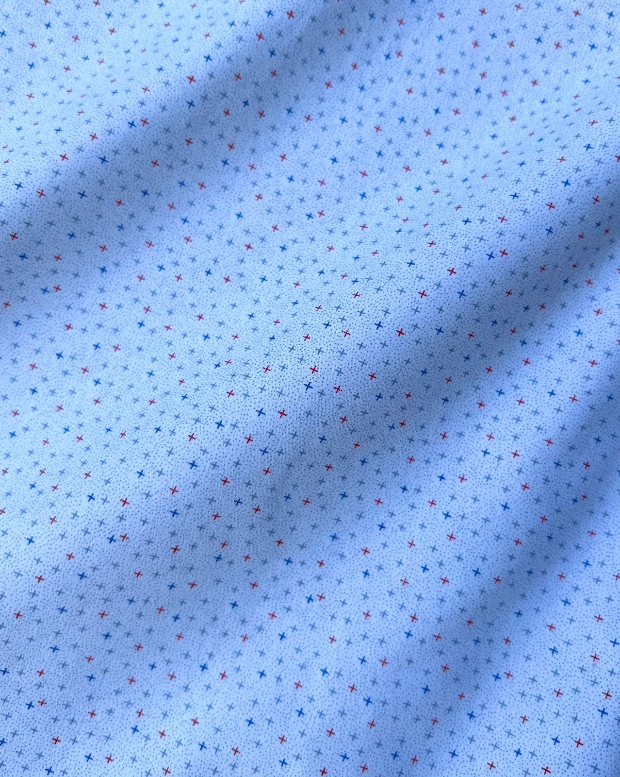 Bed Linens for Home | Blue Mini Cross - Image 2